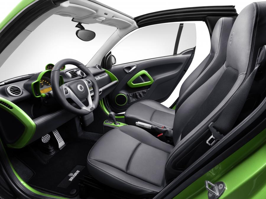 Интерьер Smart ForTwo Electric Drive Cabrio by Brabus 2012 года  (фото 5 из 13)